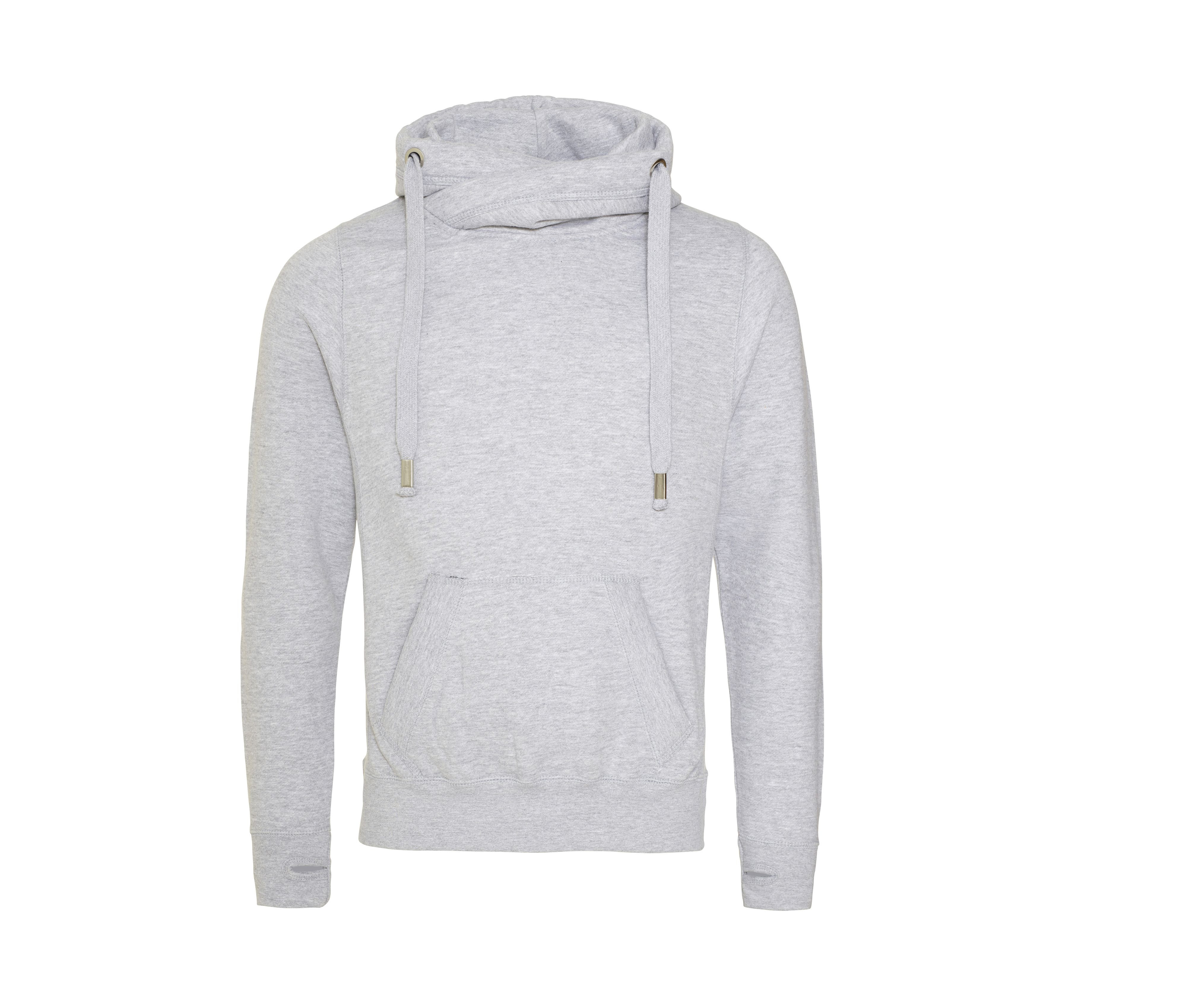 CROSS NECK HOODIE