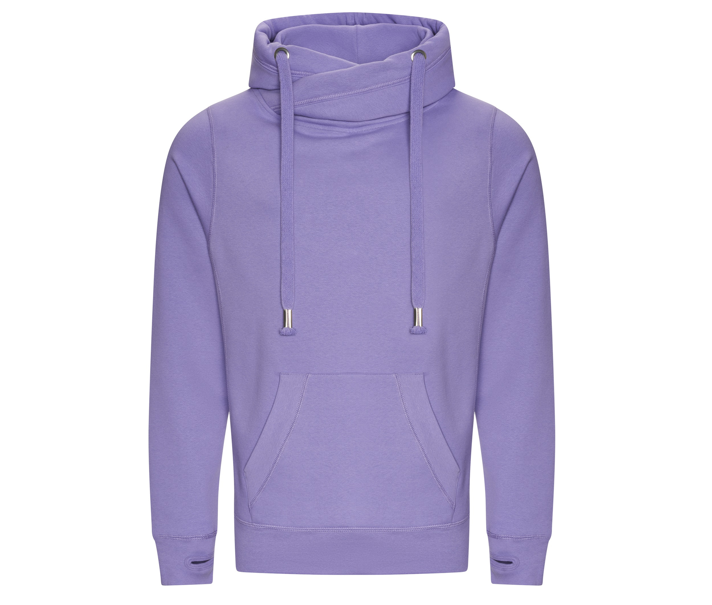 CROSS NECK HOODIE